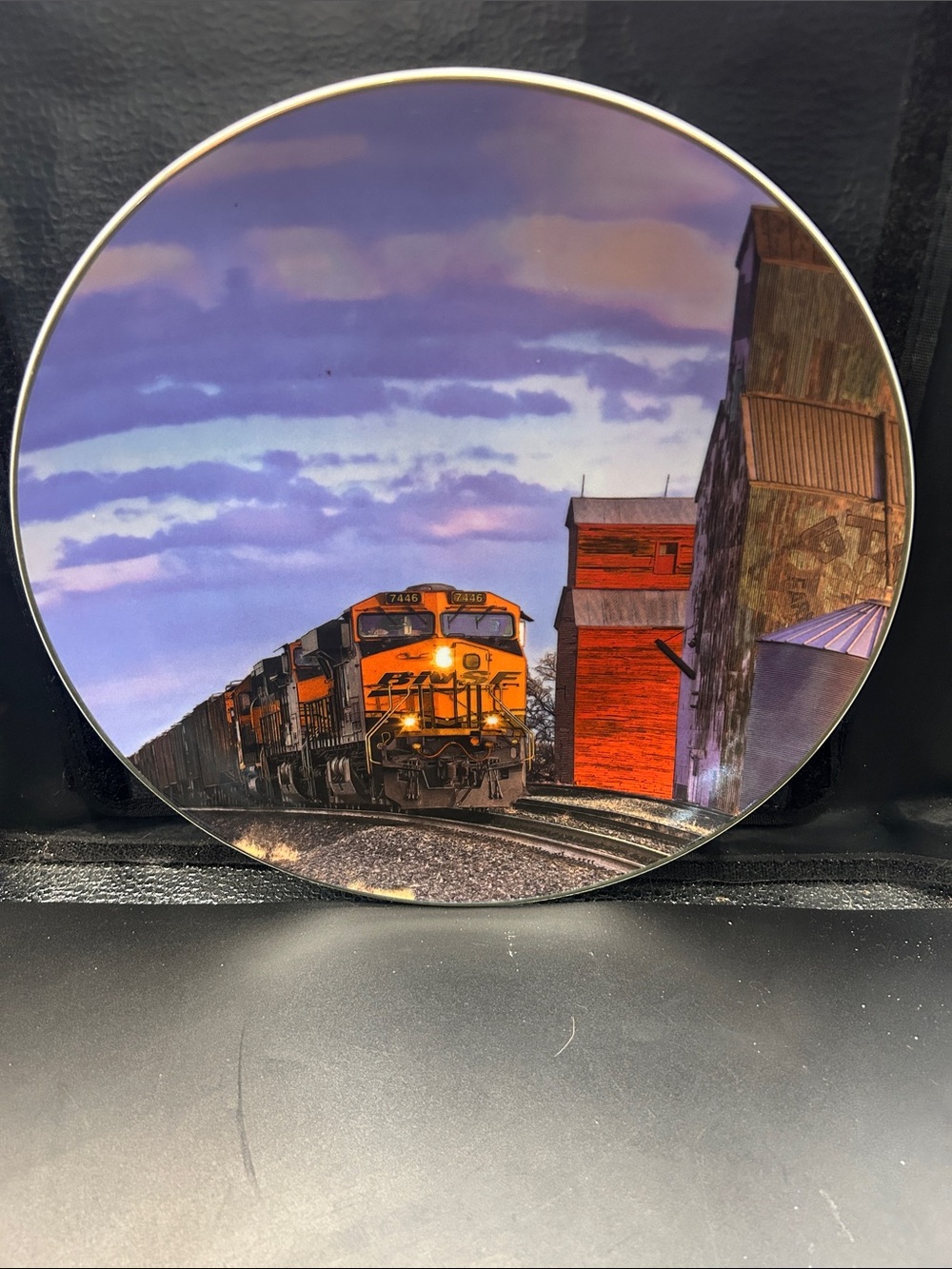 vintage BNSF Railway commemorative collector plate